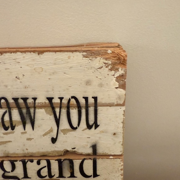 Hobby Lobby Rustic Sign - Picture 3 of 5